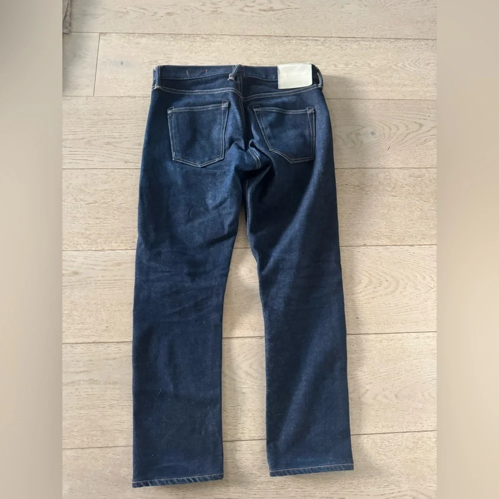 Hiroshi Kato Men’s Jeans size 29 ( 32x 26) Scissors slim tapered raw indigo